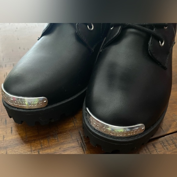 •NWT•Juicy Couture Quilted Bling Combat Boots- ‘JC OPAL’ - Picture 6 of 14